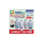 Canon Bitmeyen Kartuş Hp- Yazıcılar Için 4X1000 Ml Mürekkep Seti, Noclour-C37464