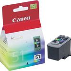 Canon CL-51 - MP-150-MX-310-IP-2400-MP-180 Renkli Orjinal Kartuş