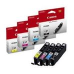 Canon CLI-551 4'lü Set Mürekkep Kurtuş