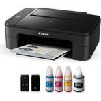 Canon E3640 Wifi Yazıcı ve Tıpalı Kartuş Sistemi - Siyah - Sarı - Magenta - Cyan
