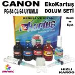 Canon E514 Ekokartuş Dolum Seti Kurtuş