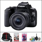 Canon Eos 250 D + 18-55 mm Is Lens Dslr Fotoğraf Makinesi (Çanta + 32 GB Sd Kart + Temizlik Kiti Hediyeli) - Siyah