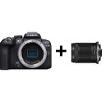 Canon Eos R10 4K / 24,2mp Aps-C Aynasız Dijital Fotoğraf Makinesi, Rf-S 18-150MM F4.5-6.3 Is Stm Lensli -Siyah