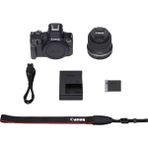 Canon Eos R50 4K / 24,2mp Aps-C Aynasız Dijital Fotoğraf Makinesi, Rf-S 18-45MM F4.5-6.3 Is Stm Lens + Vlogger Kiti -Siyah