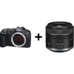 Canon Eos R8 4K / 24,2mp Rf 24-50MM F4.5-6.3 Is Stm Lensli Tam Çerçeve Aynasız Dijital Fotoğraf Makinesi -Siyah