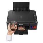 Canon G3416 Wi-Fi Renkli Mürekkep Tanklı Siyah Yazıcı + A4 Kağıt