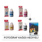 Canon IX6550 için 1 Takım Photoink Mürekkep- Fotoğraf Kağıdı Hediyeli