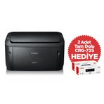 CANON LBP6030B + (2) TONER BUNDLE Mono Laser Yazıcı A4 8MB Ram 18 ppm S-B USB 2.0