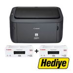 Canon LBP6030B A4 USB Siyah 2 Adet Toner Mono Lazer Yazıcı