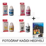 Canon Maxify MB2050 için 1 Takım Photoink Mürekkep Uyumlu Fotoğraf Kağıdı