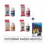 Canon Maxify MB4050 için 1 Takım Photoink Mürekkep Uyumlu Fotoğraf Kağıdı