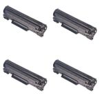 Canon Neon CRG 737 Bk 4'lü Ekonomik Paket Muadil Yazıcı Kartuş
