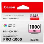 Canon PFI-1000 Pm (Photo Magenta ) Fotoğraf Kırmızı A2 Yazıcı Orijinal Mürekkep Kartuş 80 Ml. (0551C001) - Açık Magenta