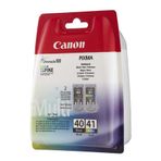 Canon PG-40-CL-41 0615B043 Siyah ve Renkli İkili Paket Orijinal Kartuş