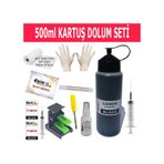 CANON PG 510 SİYAH KARTUŞ MÜREKKEP DOLUM SETİ 500ML RENK Non Oem
