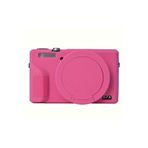 Canon Powershot G7X MARK III Dijital Kamera Kılıfı Yumuşak Silikon Darbe Önleyici Lens Koruyuculu