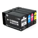Canon Premium Maxify 1500XL Uyumlu Yüksek Kapasite 4 Renk Muadil Kartuş Seti