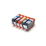 Canon Premium® Pixma MG5250 Uyumlu Yüsksek Kapasite 5 Renk Muadil Kartuş