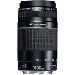Canon Telefoto Lens EF 75-300MM F4-5.6 III USM Siyah Renkli Hızlı Otomatik Odaklama Özellikli