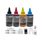 Canon Uyumlu Kartuş Dolum Seti 100 ml Siyah Mavi Kırmızı Sarı Mürekkep ve 30 ml Çözücü