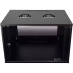 Canovate 15U Soho Rack 600x600 mm Siyah Duvar Tipi Kabinet