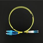 Canovate LC-SC Dubleks SM 1 mt 2 Adet Sarı Fiber Optik Patch Kablo