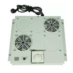 Canovate RAL7035 Termostatlı Gri 2'li Rack Kabinet Fan Modülü