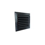 Canowe 45x45 Siyah Banyo Menfezi Plastik