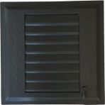Canowe Janti Menfez 45X45 Banyo & Wc Havalandırma Menfezi - Siyah