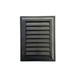 Canowe Siyah Banyo Menfezi Plastik 35x45 cm