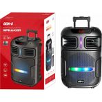 Canpay Dış Mekan Kablosuz Hoparlör, Karaoke Mikrofonlu, Dijital LED Göstergeli Fm Radyo, Usb/tf/aux Girişli - Siyah