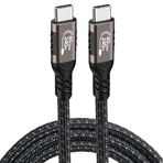 Canpay Hızlı Şarj ve 4K@60Hz Uyumlu 20Cm Type-C Bağlantısı İçin İki Ucu Type-C 100W 20Gbps USB3.2 PD Kablo