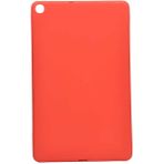 Canpay Samsung Galaxy Tab A 10.1 (2019) T510 Uyumlu Kılıf Pürüzsüz Mat Yumuşak Esnek New Style Tablet Case - Kırmızı