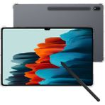 Canpay Samsung Galaxy Tab S8 Plus SM-X800 Uyumlu Kılıf Şeffaf, Anti Şok Airbag Silikon Anti Shock Kenar