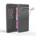 Canpay Sony Xperia X Uyumlu Kılıf Esnek Ultra Koruyucu Şeffaf Silikon Flexible transparent Case Silicone Case