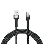 Canpay Type-C USB Kablo Hızlı Şarj ve Data Veri Aktarımı (2A Güç, 480Mbps Hız) 2Metre Örgülü, Uzun ve Güçlü