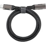 Canpay Usb-C Uyumlu Tüm Cihazlar Için Iki Ucu Type-C Thunderbolt 3 Pd 100W 2 Metre Yüksek Hızlı Data Kablo - Siyah