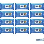 Canped 12 x 48 Yaprak Vücut Temizleme Mendili Hassas Ciltler İçin Doğal Nemlendirici