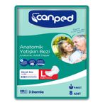 Canped 8 Adet L Anatomik Hasta Bezi