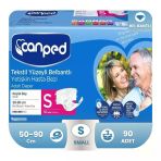 Canped 90 Adet S Belbantlı Tekstil Yüzey Hasta Bezi
