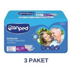 Canped 90 Adet XL Belbantlı Tekstil Yüzey Hasta Bezi