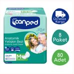 Canped Anatomik Orta 80 Adet Yetişkin Hasta Ara Bezi