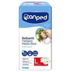 Canped Bel Bantlı Polietilen Large 7 Adet Yetişkin Hasta Bezi