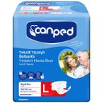 Canped Bel Bantlı Tekstil Yüzey Large-Büyük Boy 14 Adet Yetişkin Hasta Bezi