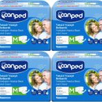 Canped Bel Bantlı Tekstil Yüzey M-Orta Boy 4x18 Adet Yetişkin Hasta Bezi