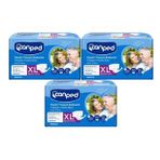 Canped Bel Bantlı Tekstil Yüzey XLarge Extra Büyük Boy 3x30 Adet Yetişkin Hasta Bezi