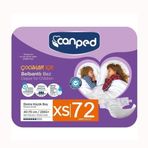 Canped Belbantlı Çocuklar İçin XS 72 Adet Hasta Bezi