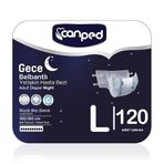 Canped Belbantlı Gece Large Beden 120 Adet Hasta Bezi