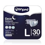 Canped Belbantlı Gece Large Beden Yetişkin Hasta Bezi, 30 Adet