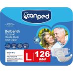 Canped Belbantlı Yetişkin Hasta Bezi Büyük Large 126 Adet